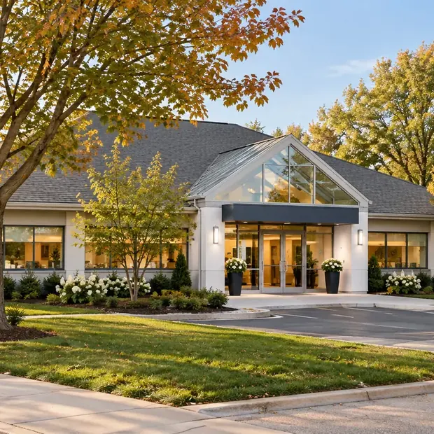 Exterior of the Dental Specialty Group Waterloo office at 96 Union Street East, Waterloo